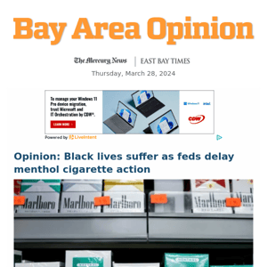 Opinion: Black lives suffer as feds delay menthol cigarette action