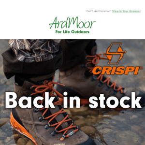 CRISPI BOOTS: Available again. Order Now