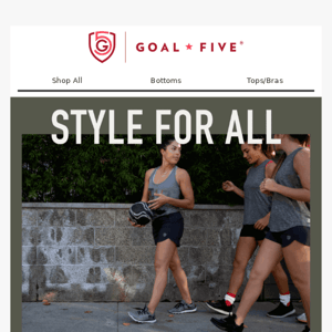 Your style inspired by Goal Five