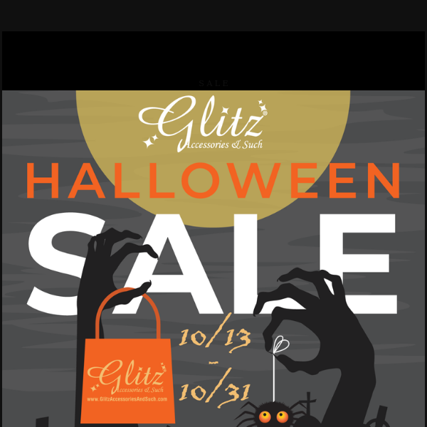 Glitz Halloween Sale is HERE!