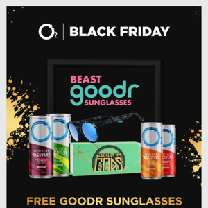 FREE Goodr shades ($35 value) w/ any purchase!