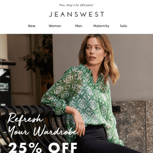 New & Now | Shop With 25% Off Tops