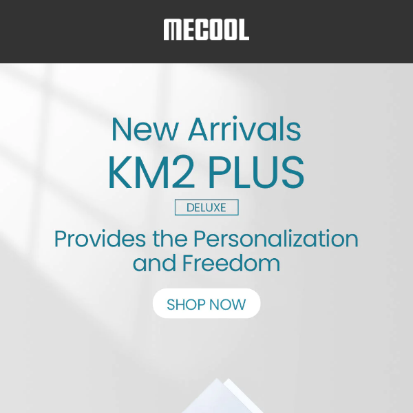 MECOOL: 🌟New arrivals alert！Meet your new friend — KM2 Plus Deluxe Android  TV Box