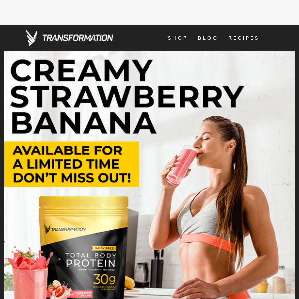 Strawberry Banana Still Available! (For Now)