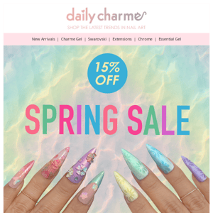 💐 15% Off Spring Nail Art