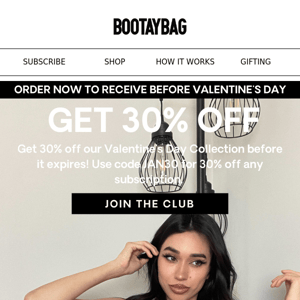 Get 30% Off Our Valentine's Day Collection 💘