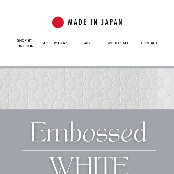 Embossed White | A Captivating Twist on Simplicity