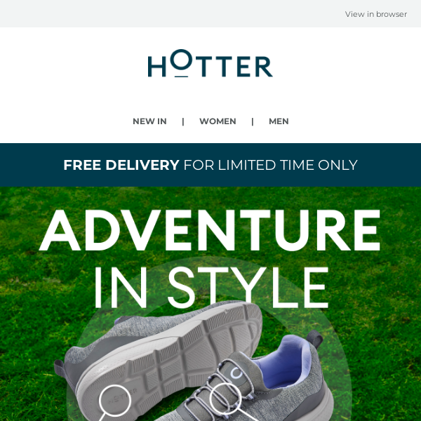 Hotter free delivery sale