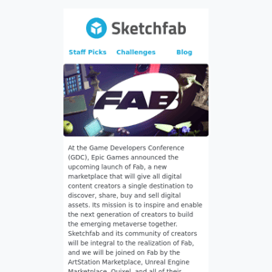 Announcing Fab, the Next Phase for Sketchfab
