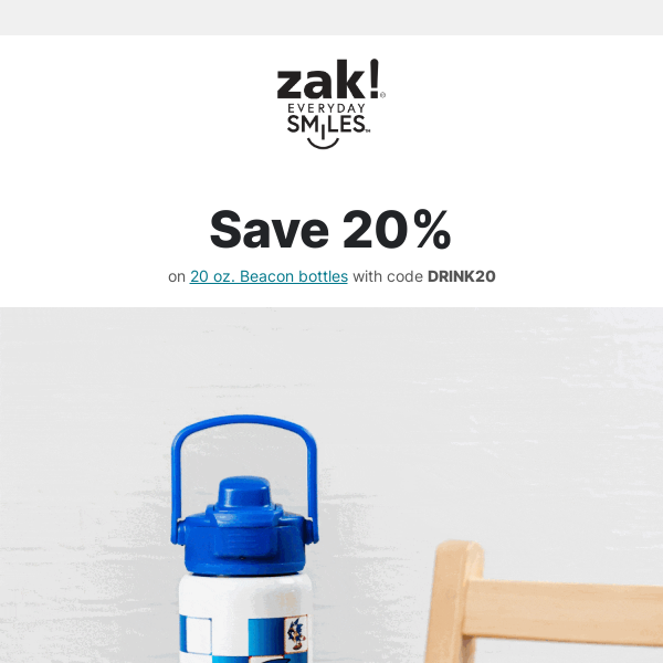 zak! Beacon Insulated Bottles for Kids