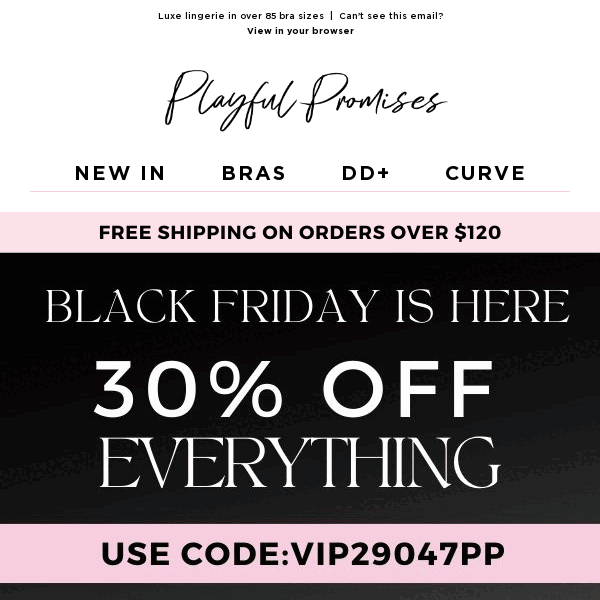 Black Friday Bra Sale  Playful Promises – Playful Promises Australia