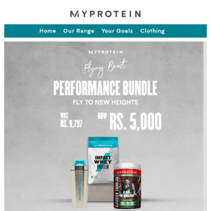 Build your own performance bundle for only Rs. 5,000 – savings of 49%!