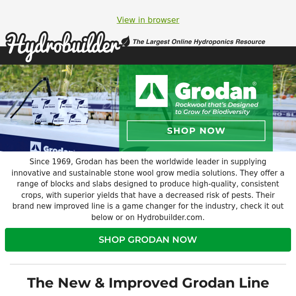📈🌱 Level up your Grow with Grodan Improved!