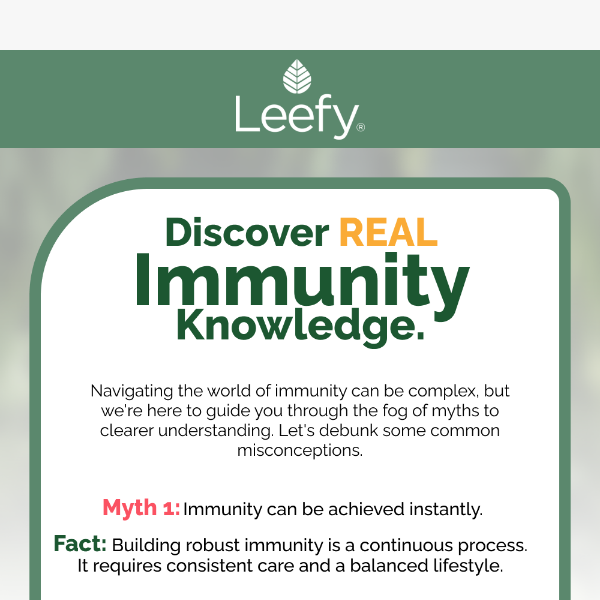 Fact vs. Fiction: Dive into Immunity Myths & Discover the Truth!