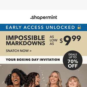The deepest markdowns in 365 days?
