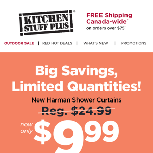 Save 60% Off NEW Harman Shower Curtains 🚿