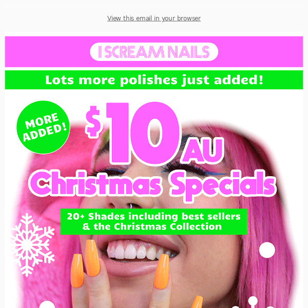 😍YAY! More CHRISTMAS SPECIALS added! Be quick, selling fast....