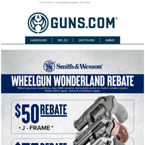 Shopping In A Wheelgun Wonderland | Smith & Wesson Rebates!