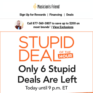 Get down with the Stupid Deal of the Hour