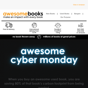 CYBER MONDAY | AWESOME OFFERS AWAIT!