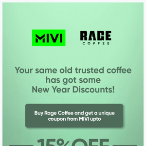 Perfect Caffeine Kick & Perfect Discounts, Delivered In One Sip!☕😌