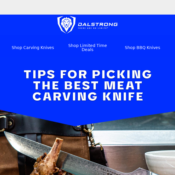 Offset Slicing Carving Knife 12 | Shogun Series Elite | Dalstrong