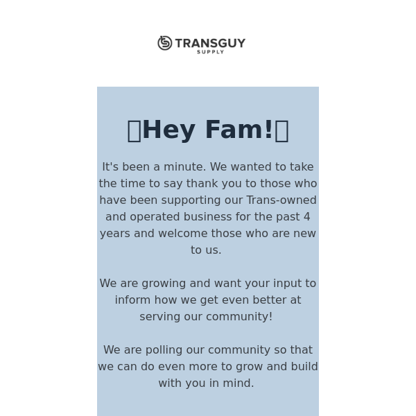 💪 Be part of Transguy Supply's expansion 🚀
