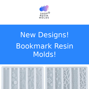 New!! Bookmark Resin Mold Designs!