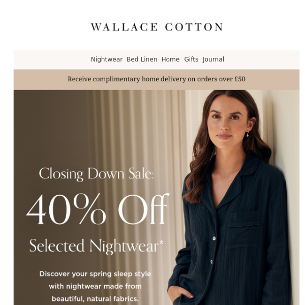 Wallace Cotton - Latest Emails, Sales & Deals