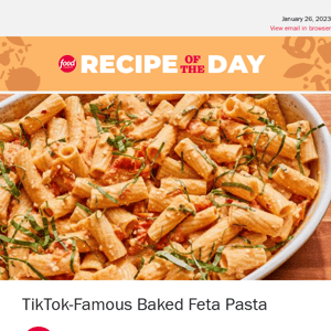 TikTok-Famous Baked Feta Pasta