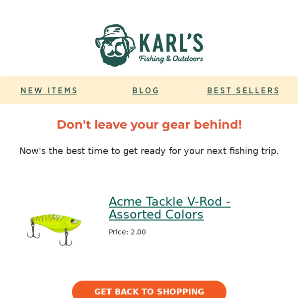 Karls Bait & Tackle - Latest Emails, Sales & Deals