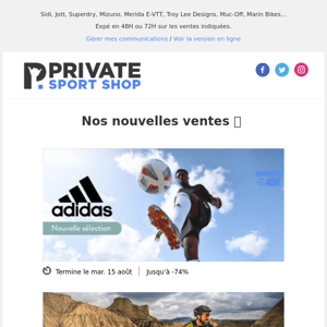 ✦ Adidas | Plus de 900 produits : Football, Running, Trail...