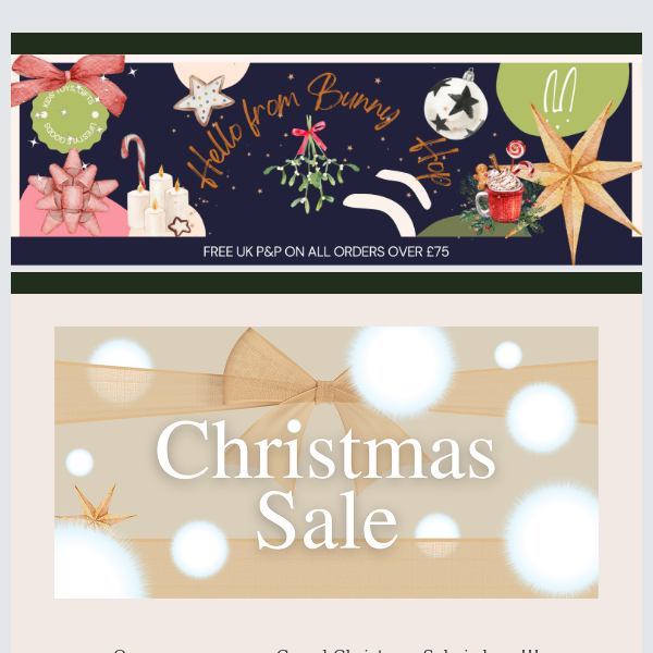 ⭐️ Our Grand Christmas Sale