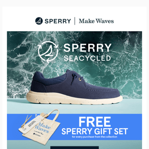 Just in! New Sperry SeaCycled styles just dropped. ♻️