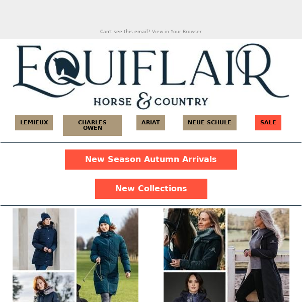 New Autumn Arrivals at Equiflair Saddlery