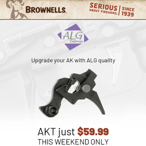 Upgrade your AK with ALG quality