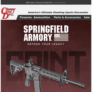 Check Out the Latest From Springfield Armory!