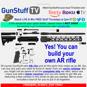 👀 How to build your own AR-15 for less!