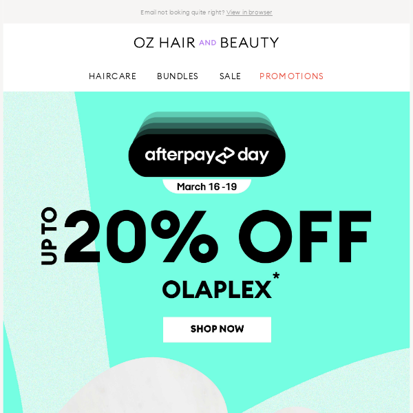 Up To 20% Off Olapex Ends Tonight!