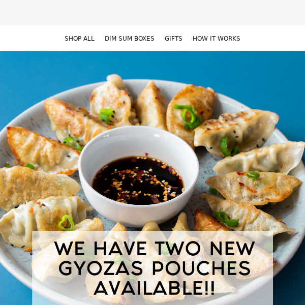 🎉Introducing our NEW Gyoza-licious pouches🎉