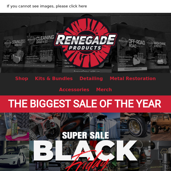BLACK FRIDAY 2022 - 25% OFF - Renegade Products Usa