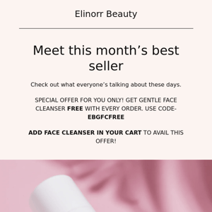 FREE GENTLE FACE CLEANSER