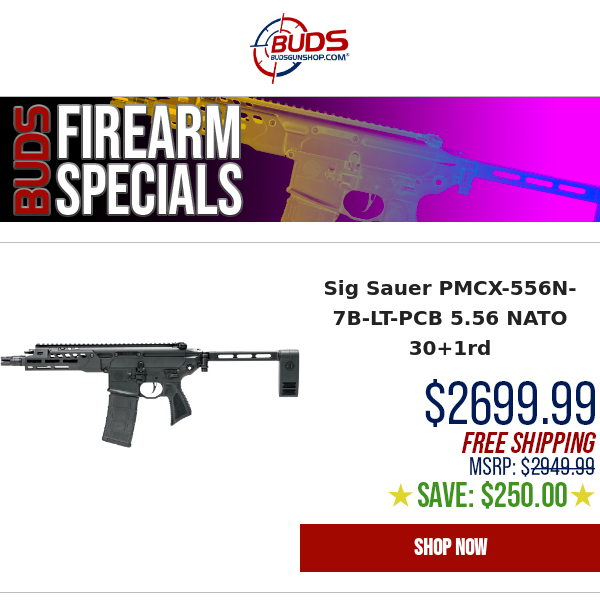 🤩FREE SHIPPING & $250 OFF Sig Sauer & Springfield 1911!📦