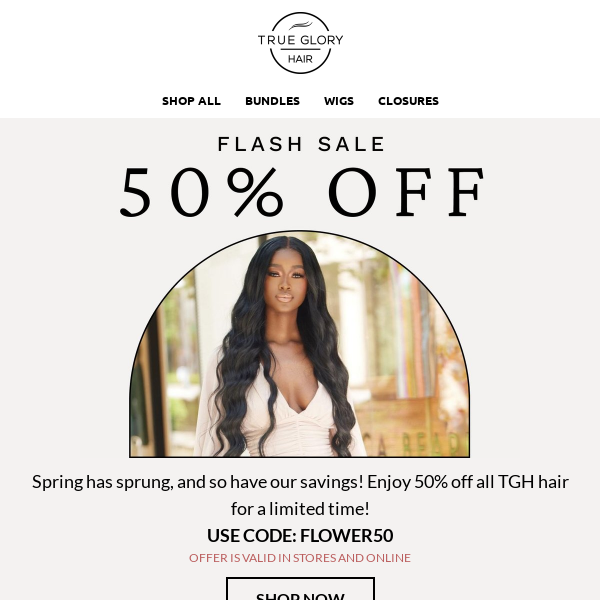 Spring Flash Sale starts now!🌷
