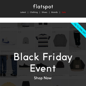 Our Black Friday Event Continues...