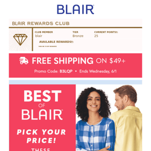 🌅 HURRY! The sun is setting on our Best of Blair SALE!