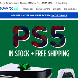 PS5 for the Win! In-Stock and Free Shipping
