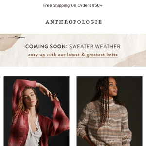 coming soon: SWEATER WEATHER