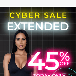 ⚡Cyber Sale Extended⚡ Take 45% Off