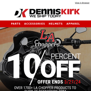 Shop LA Choppers for everything your Harley NEEDS!